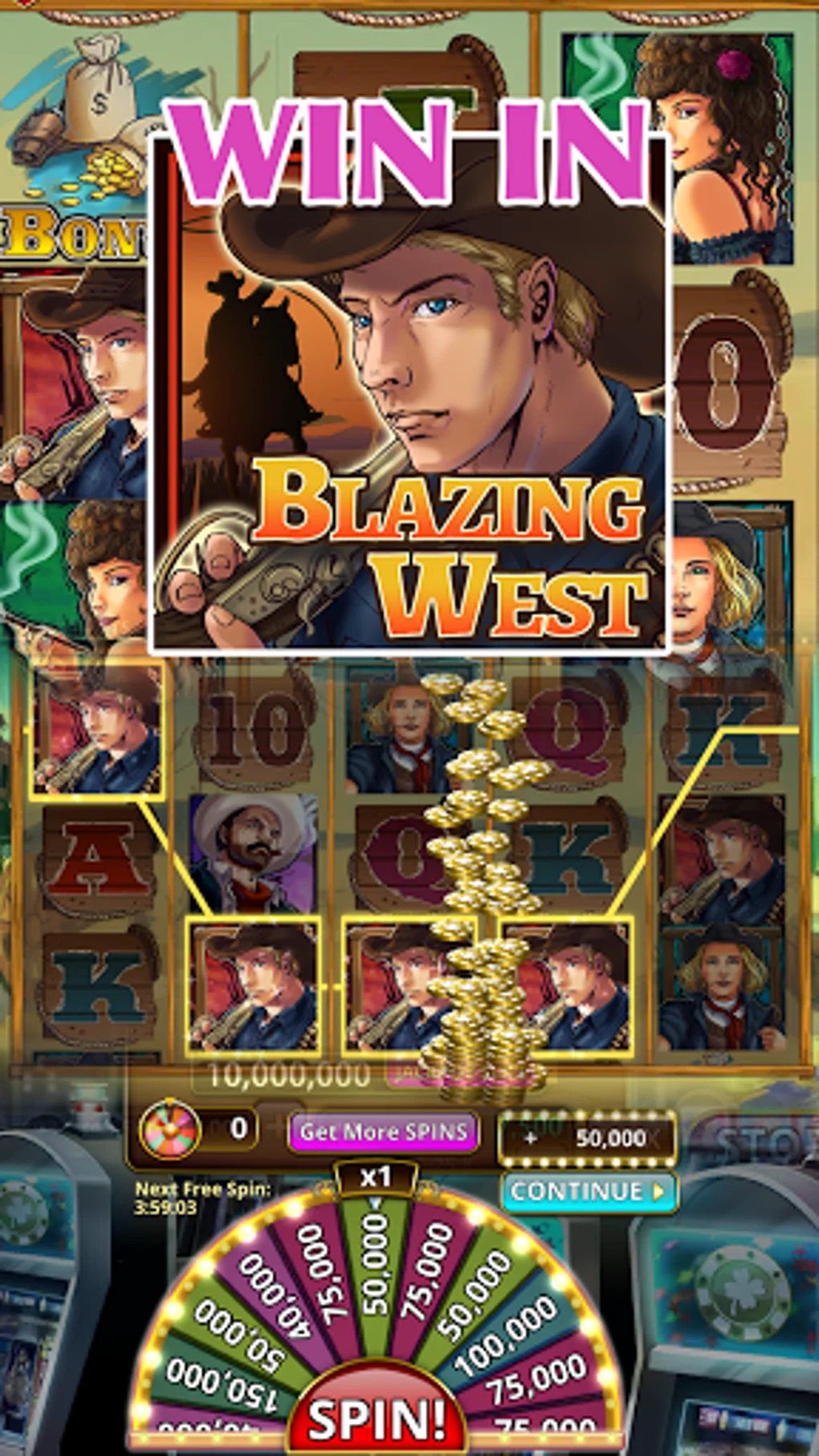 Twin spin slots